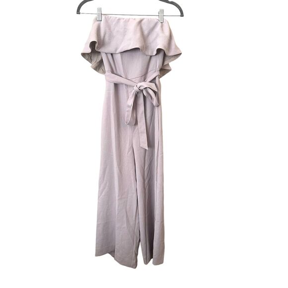 ARITZIA Babaton Strapless Cropped Jumpsuit Sz 2 - Picture 2 of 5